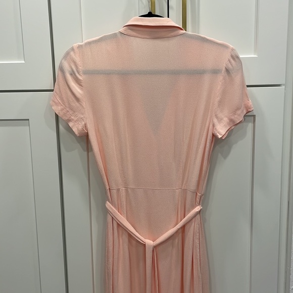 Aritzia Wilfred Shirt Dress in Coral Blush - Picture 8 of 10